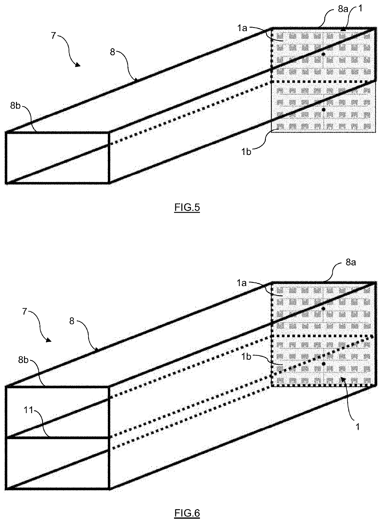 Method and device to measure the velocity of a fluid flowing in a confined space