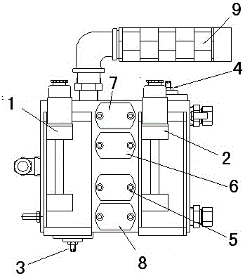 Air-saving and low-noise valve quick switch pneumatic system