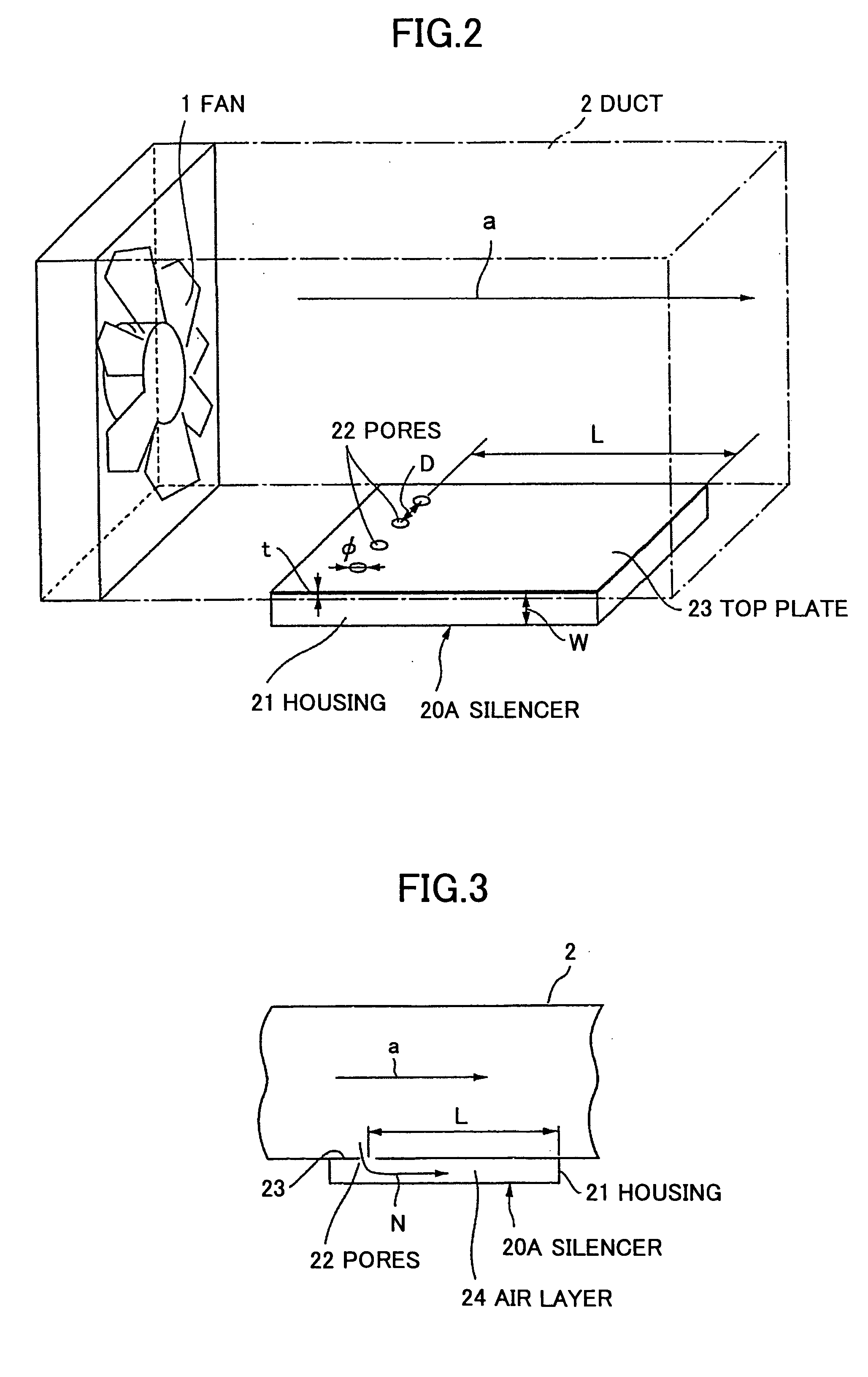 Silencer and electronic equipment