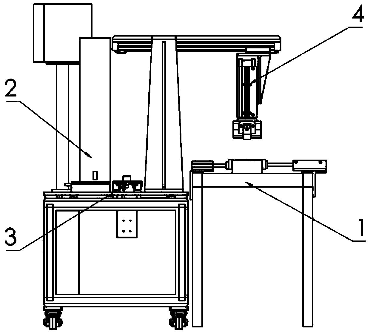 Paper box lining folding and mounting device