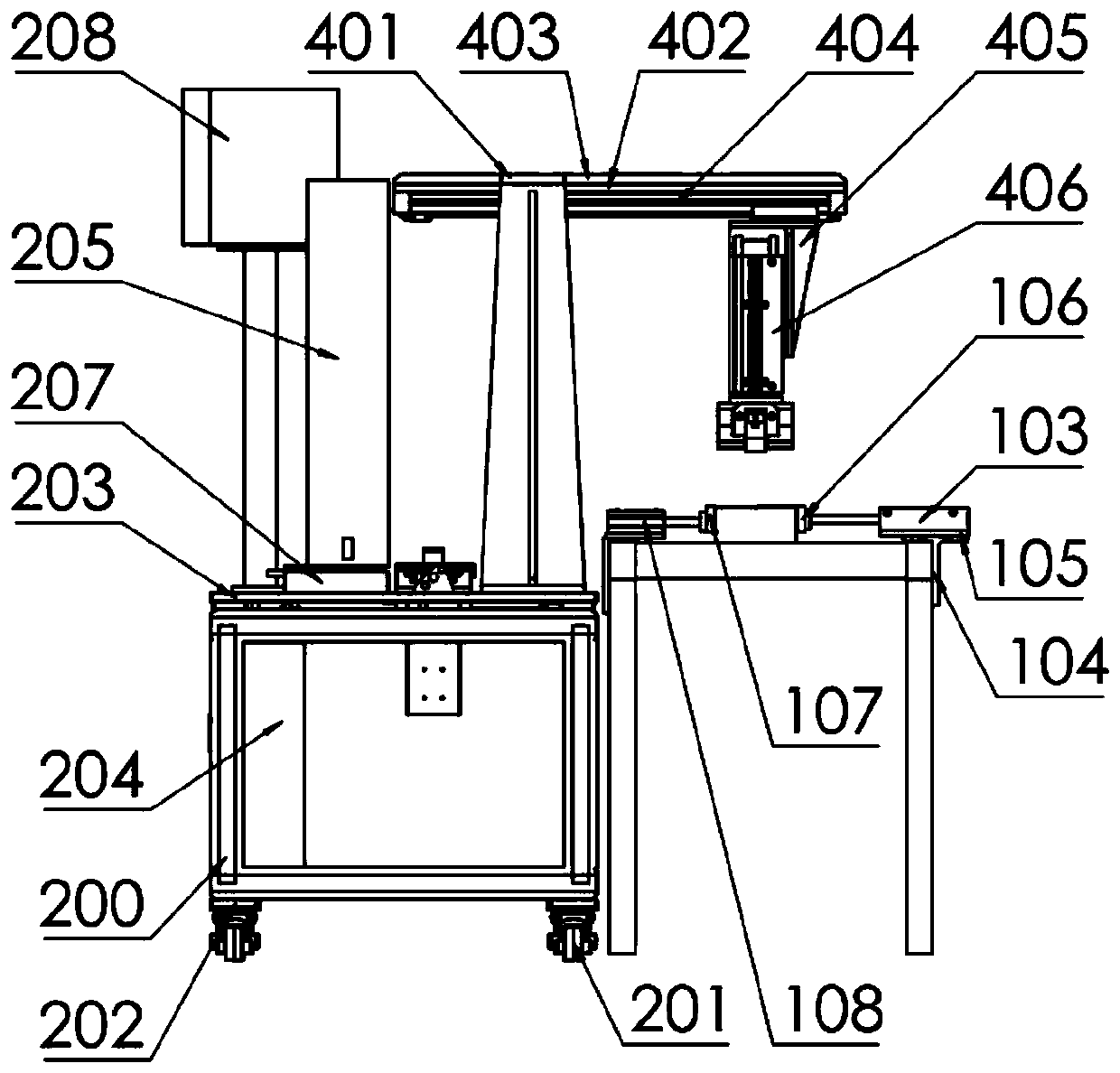 Paper box lining folding and mounting device