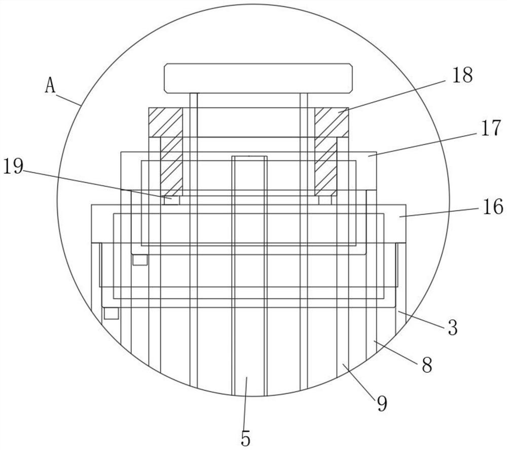 Integrated transmission multi-section lifting electric cylinder