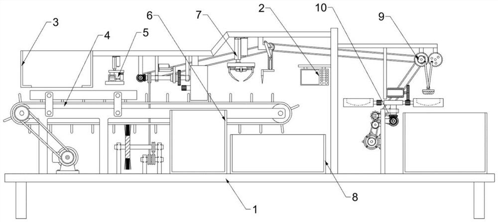 A tomato processing device capable of detecting softness and separating seed columns