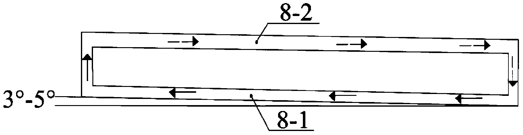 Permanent magnet synchronous motor device with closed self-circulation cooling system for stator