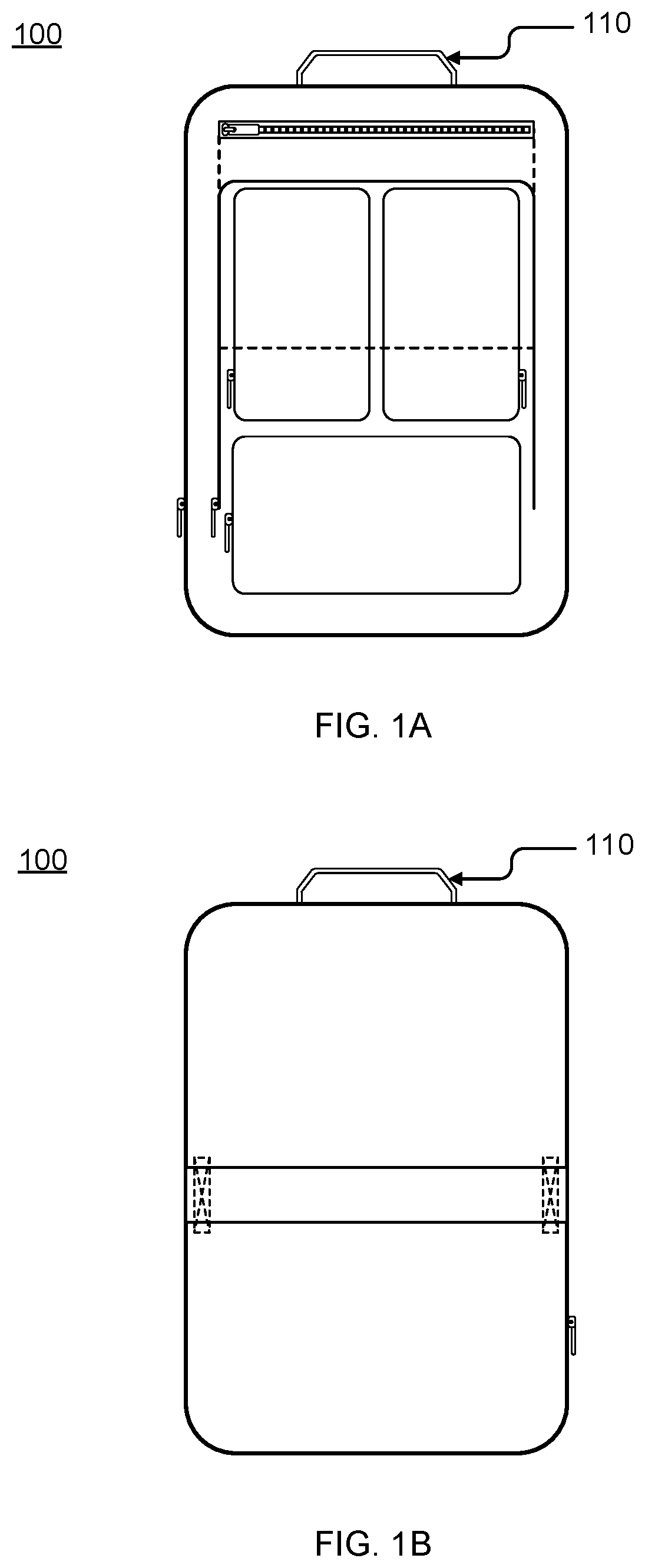 Customizable bag with retractable strap