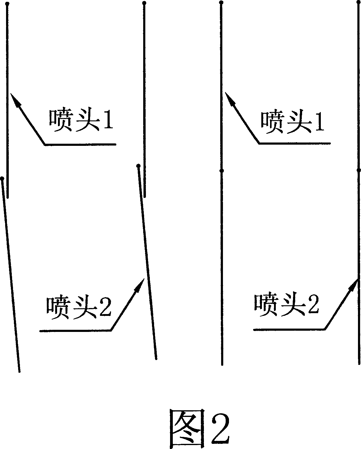 Nozzle regulating mechanism and its regulating method, and device for using the said nozzle regulating mechanism