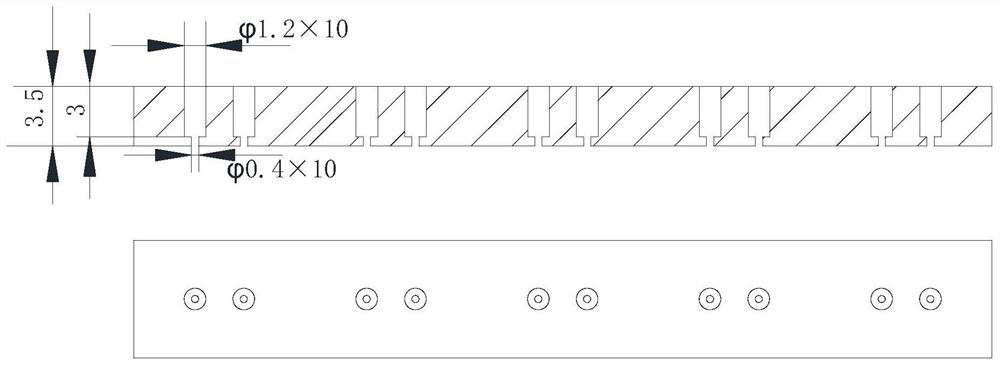 Method for soldering element in deep-cavity small hole of printed board