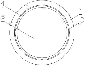 Concrete filled steel tube capable of preventing stripping damage