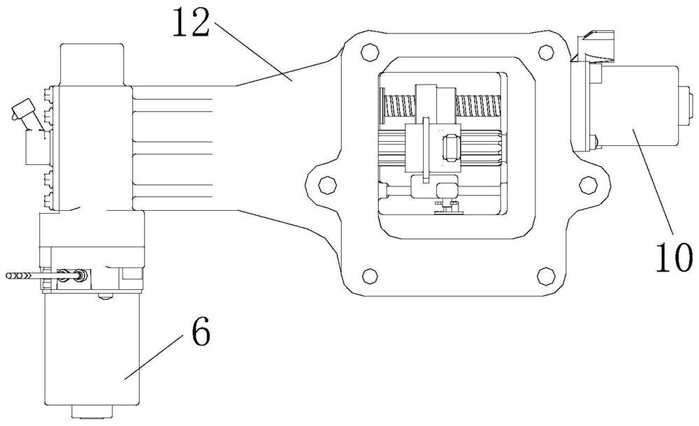 AMT gear selecting and shifting actuator and transmission