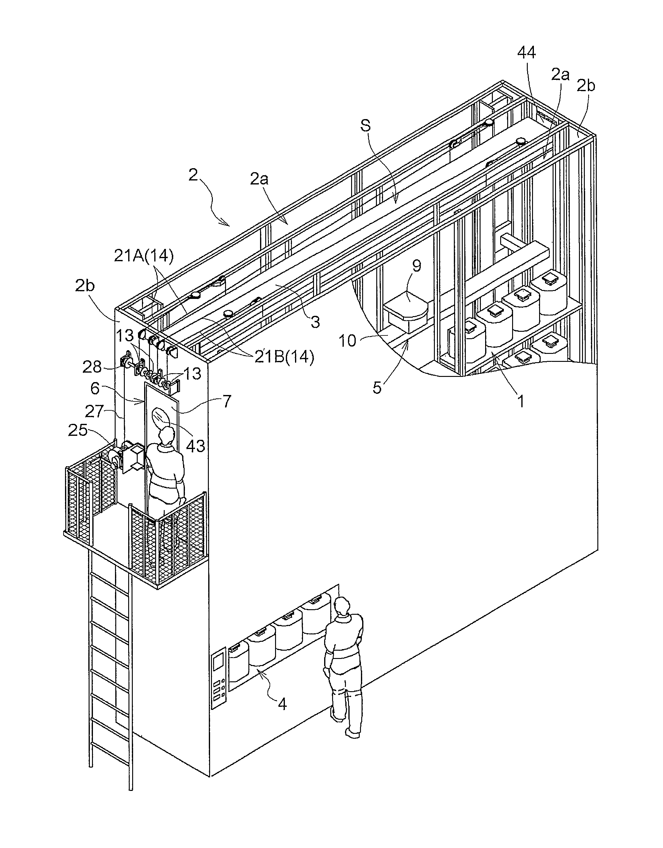 Vertically moving device