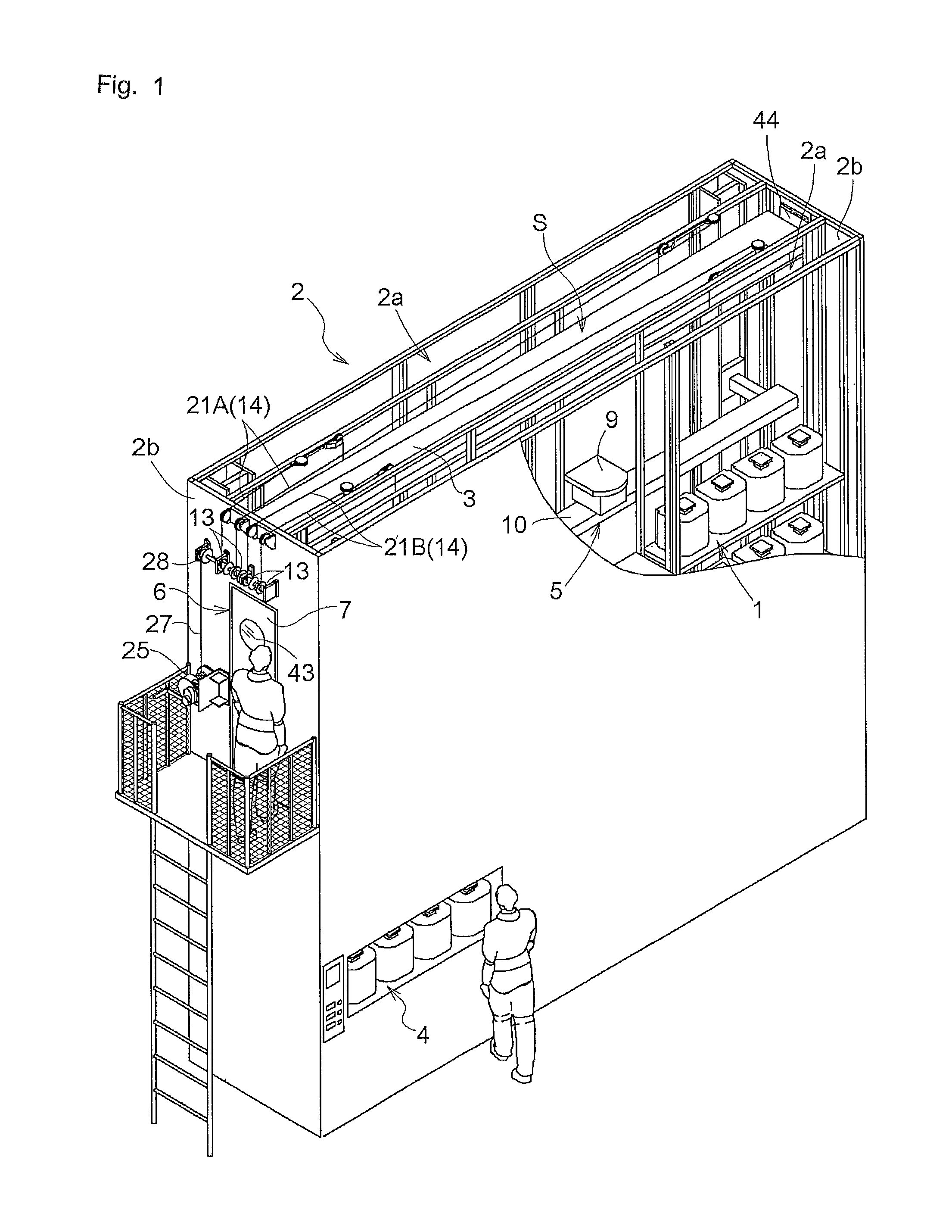 Vertically moving device