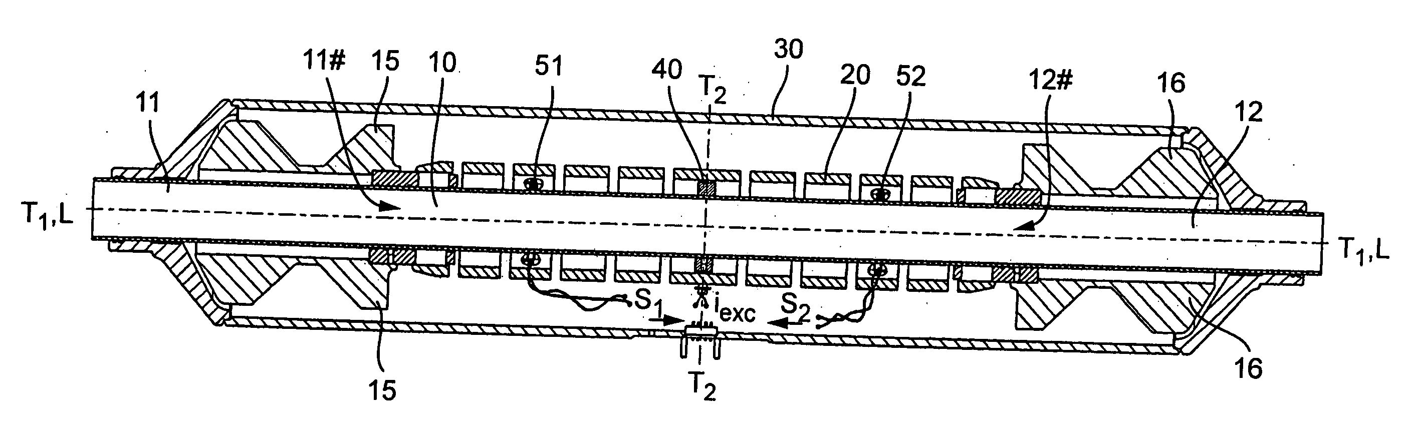 Measurement transducer of vibration type