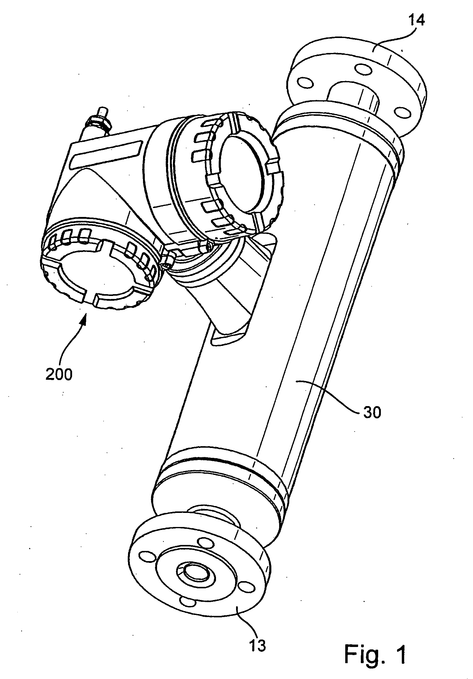 Measurement transducer of vibration type