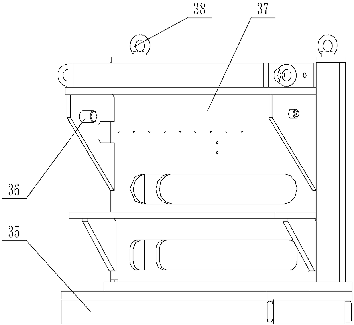 Framework oil seal automatic pressing machine