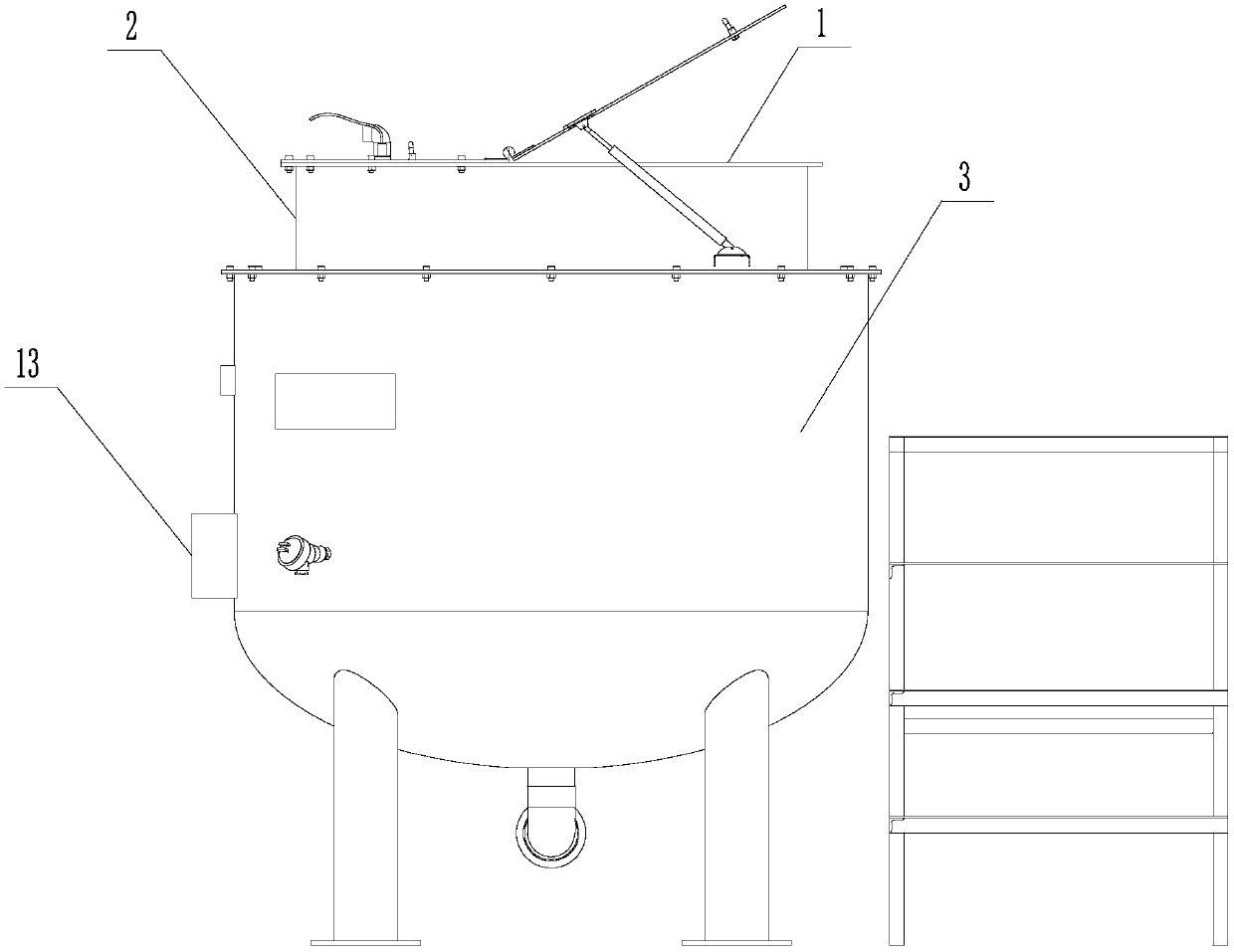 Equipment for purifying oil with far-infrared radiation heat transfer