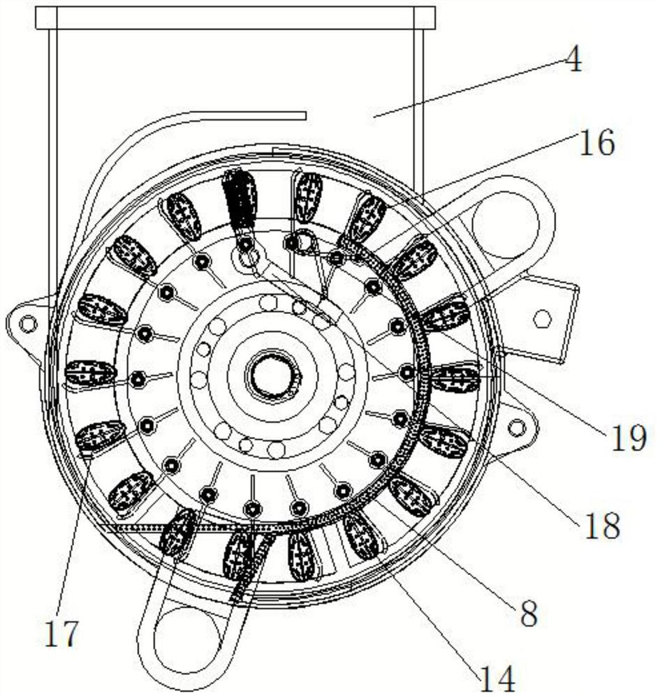 Seed-metering device capable of directionally sucking and metering seeds