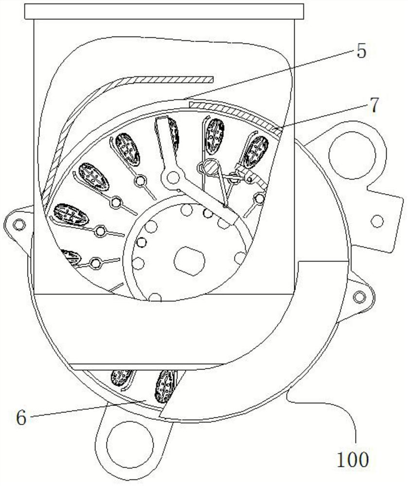 Seed-metering device capable of directionally sucking and metering seeds