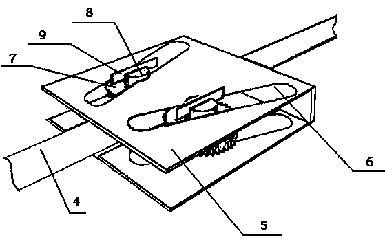 Rope wheel with self-locking device