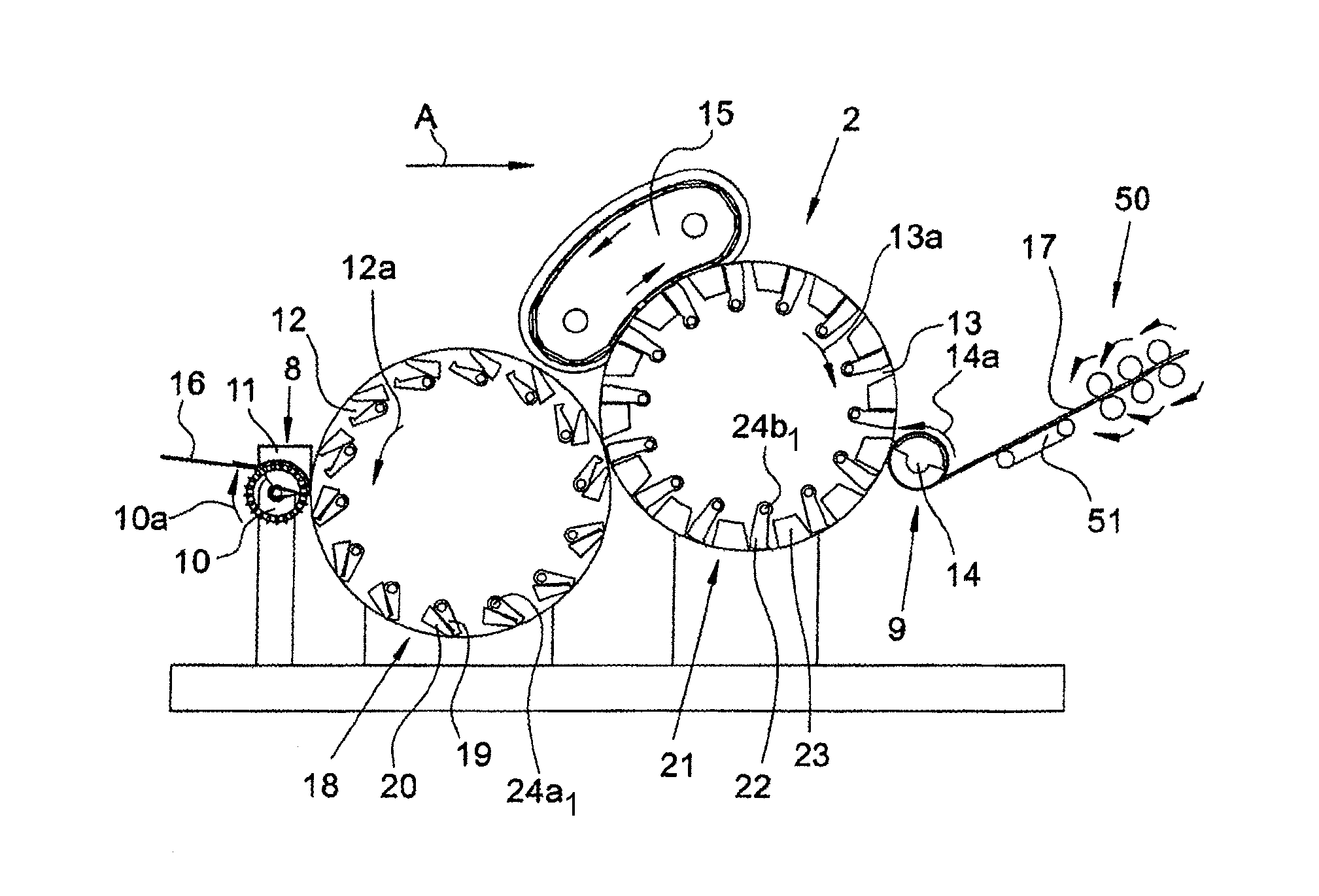 Apparatus for the fibre-sorting or fibre-selection of a fibre bundle comprising textile fibres, especially for combing