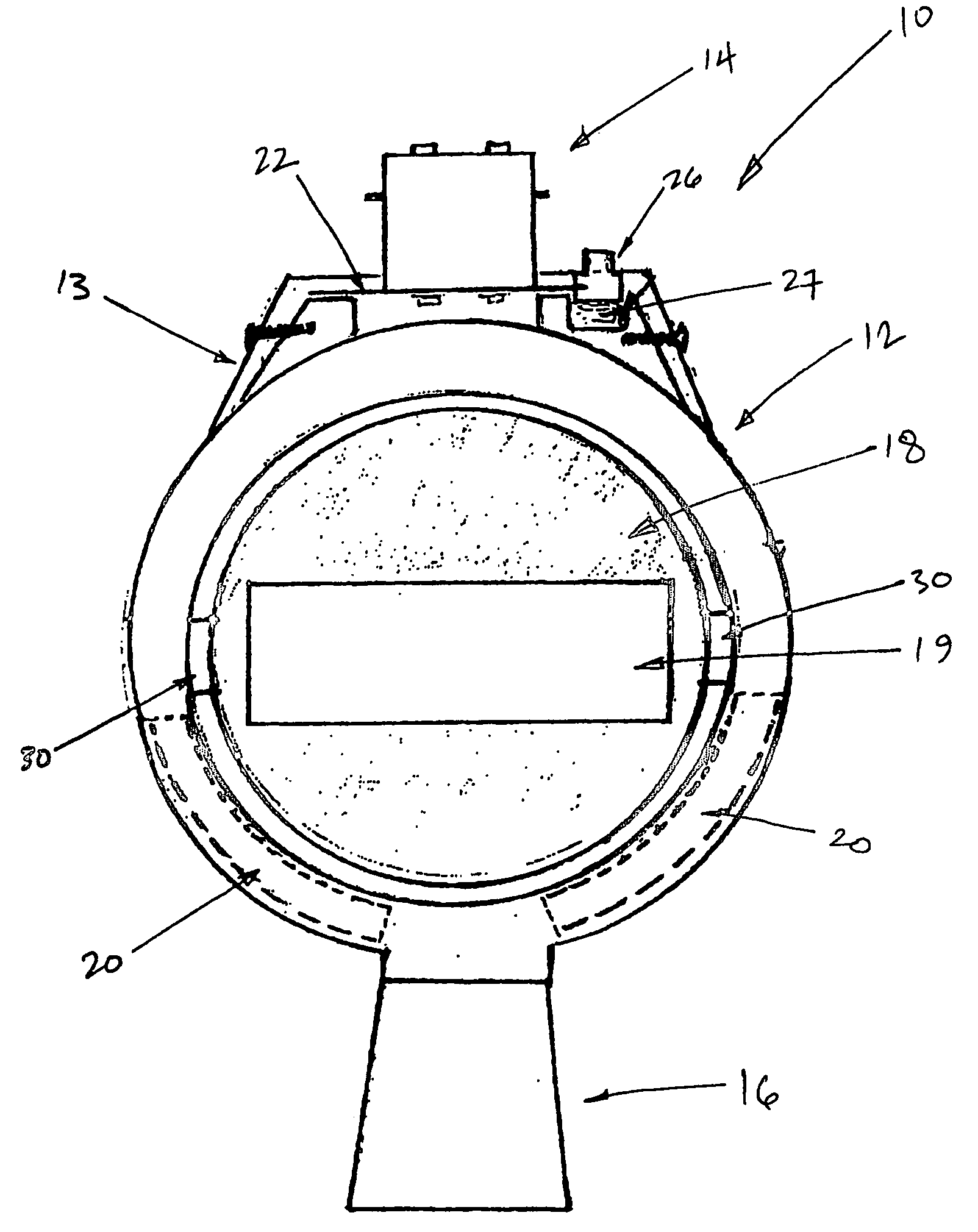 Adaptor with gimbal mounted sensor