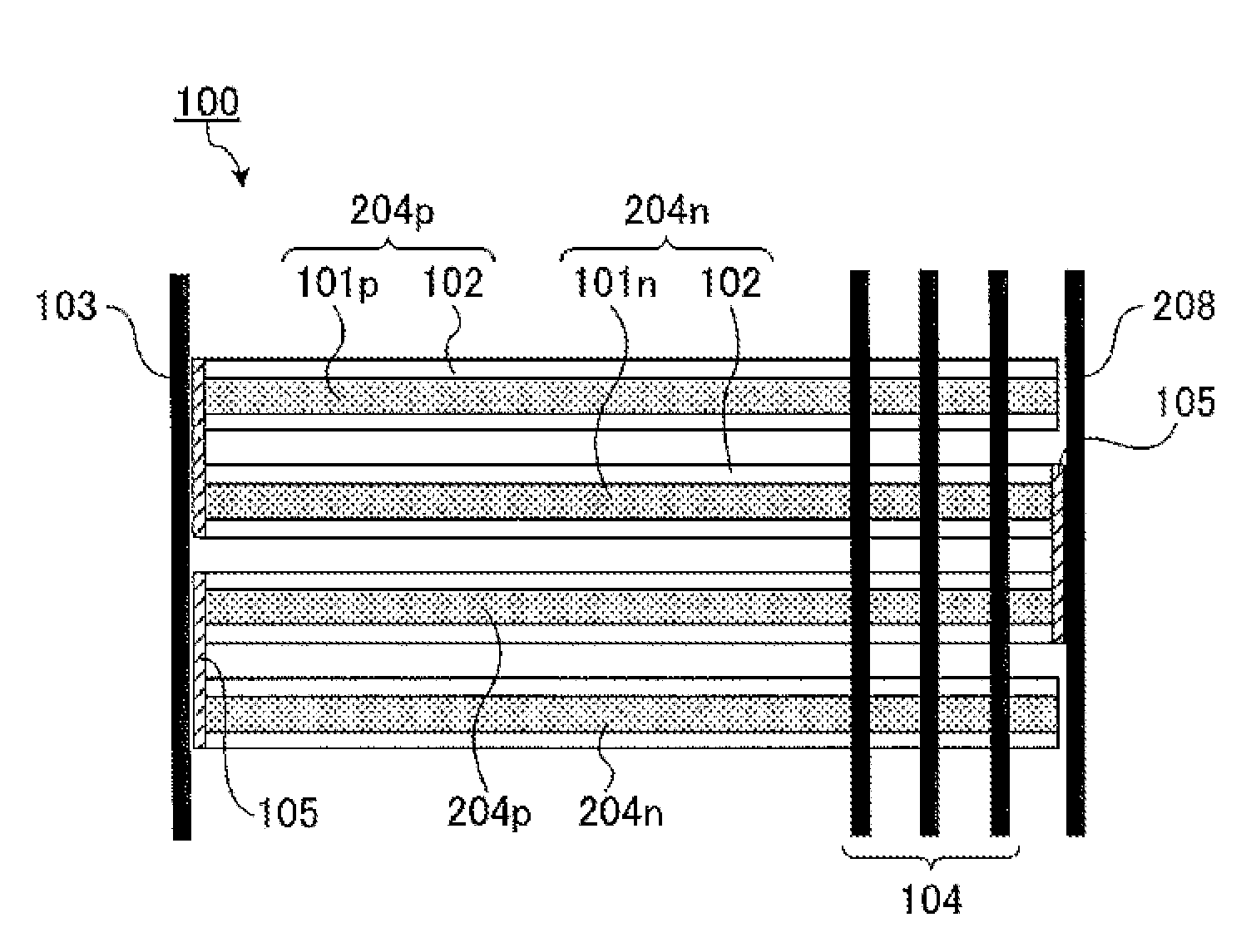 Thermoelectric conversion module