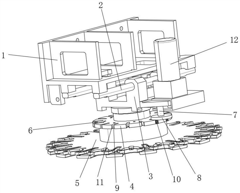 High-stability tool changer rotating indexing mechanism