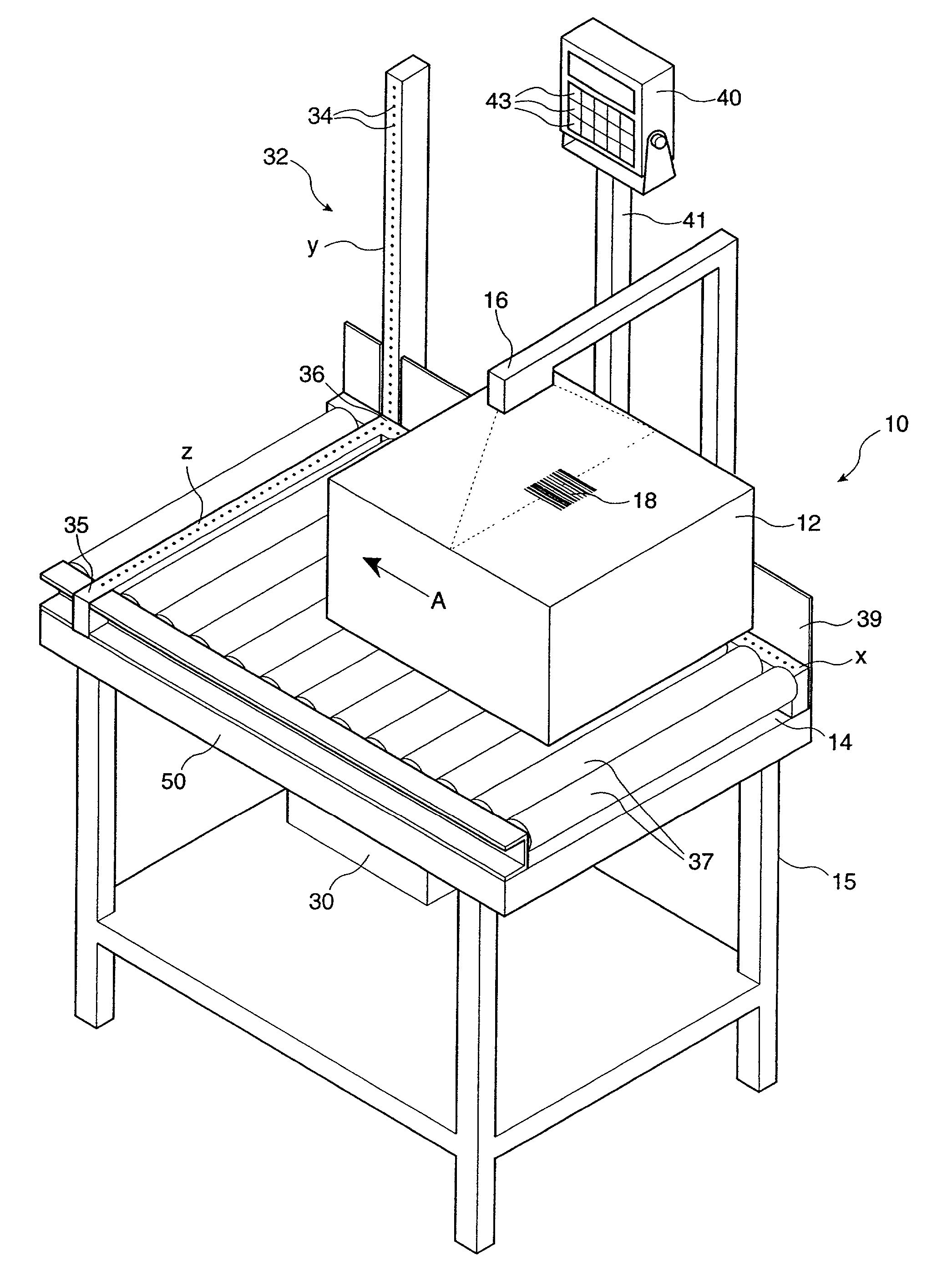 Billing system and method for determining transportation charges for packages