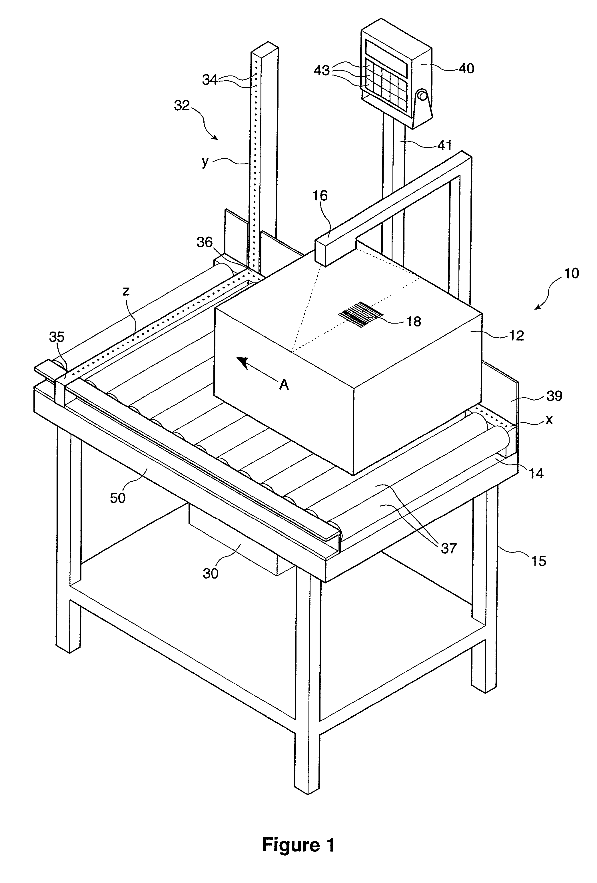 Billing system and method for determining transportation charges for packages