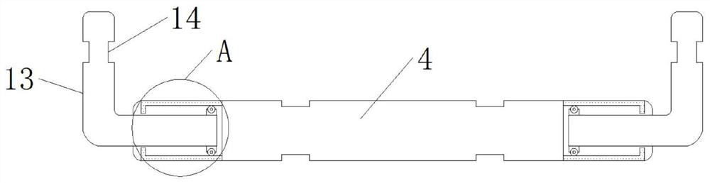 Wood structure connecting piece and wood structure combination