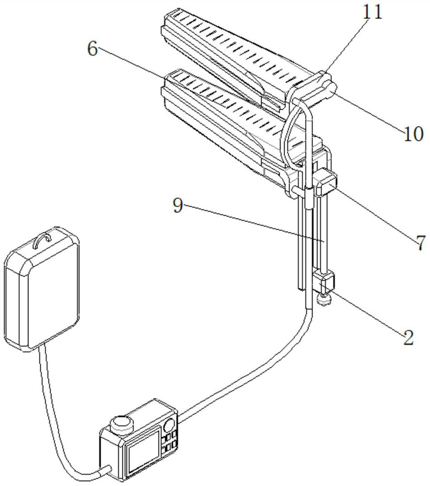 Protection device for applying intracavity after-loading treatment to gynecological malignant tumors