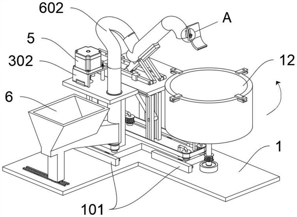 An automatic device for making aluminum pot mold shell