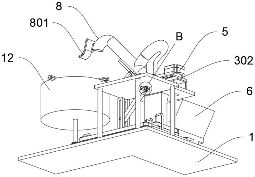 An automatic device for making aluminum pot mold shell