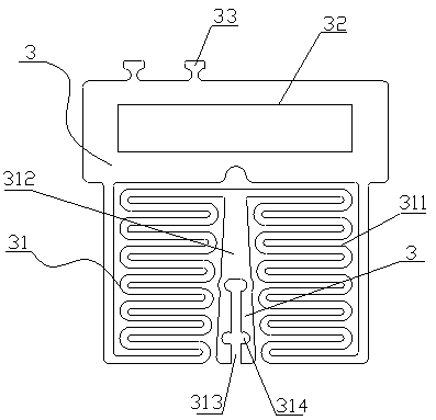 Contact type semiconductor material test head