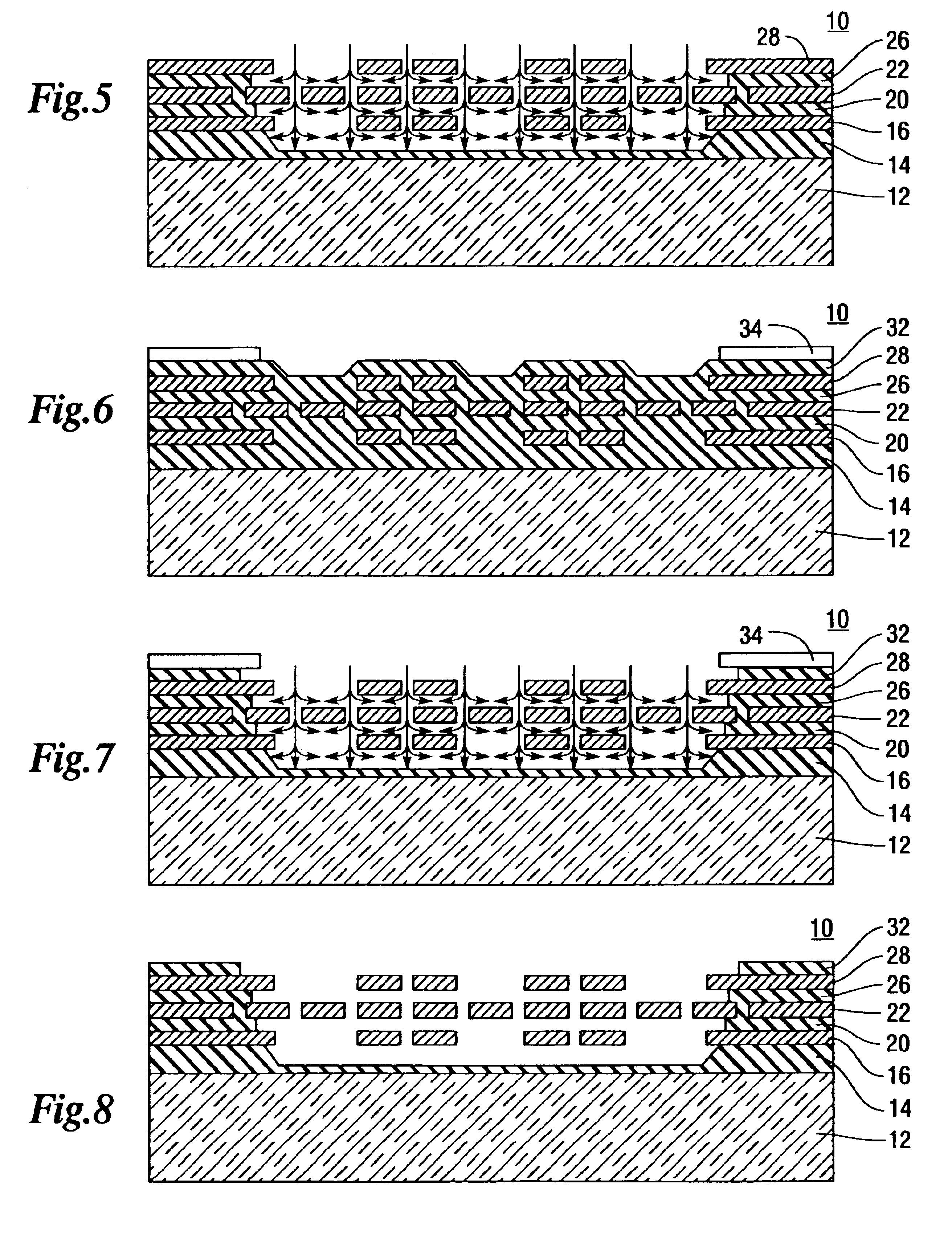 Multi-metal layer MEMS structure and process for making the same