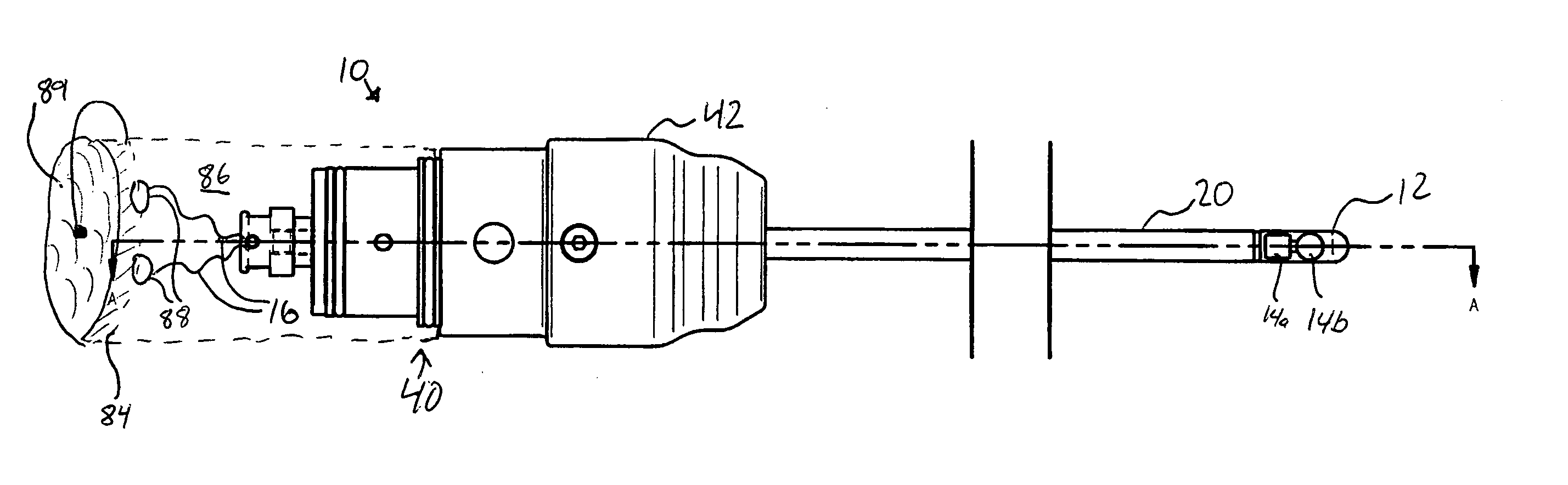 Intracorporeal probe with disposable probe body