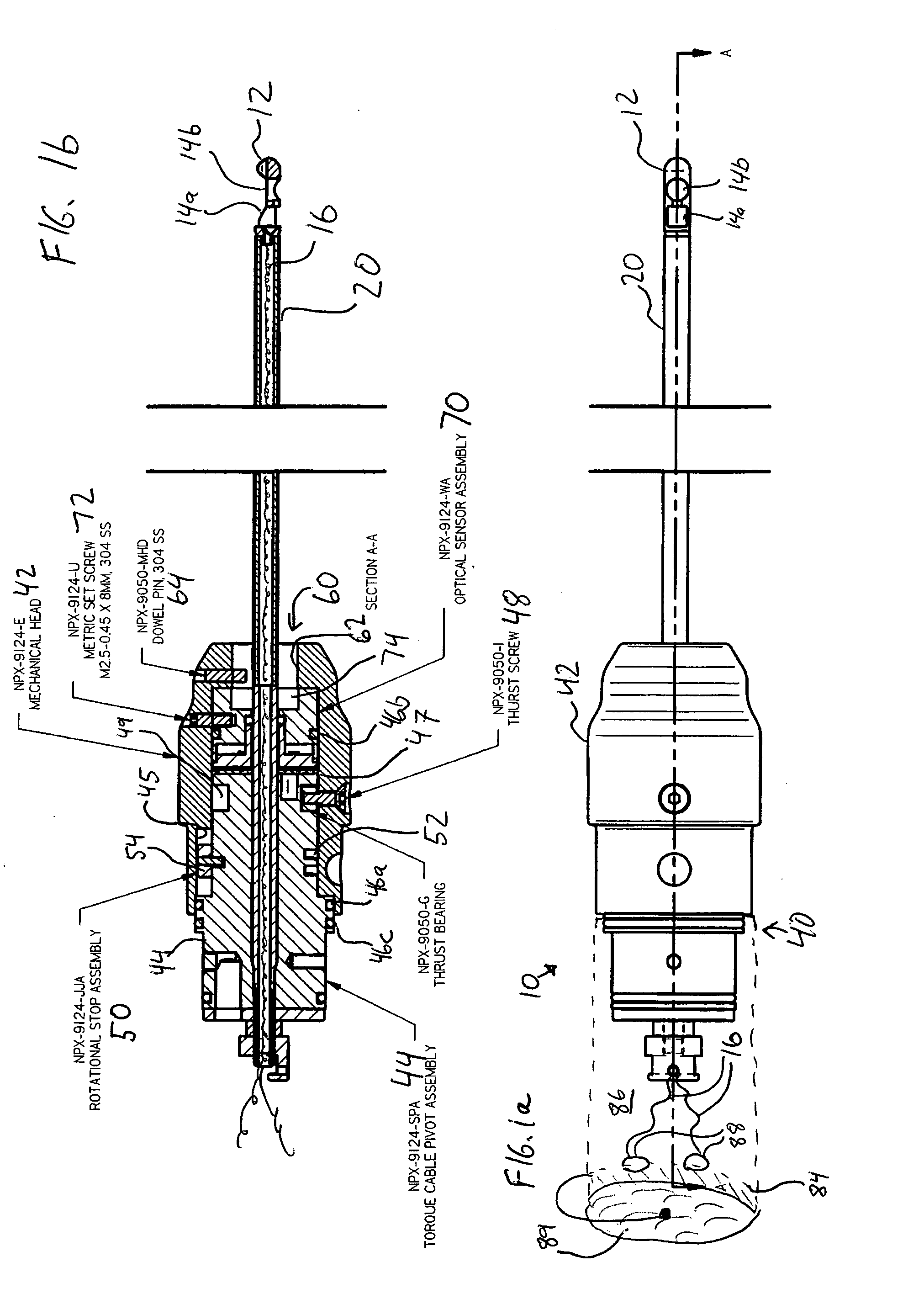 Intracorporeal probe with disposable probe body