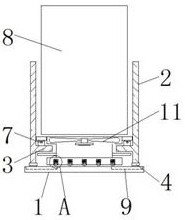 An anti-dumping replaceable electrical automation power distribution device installation base