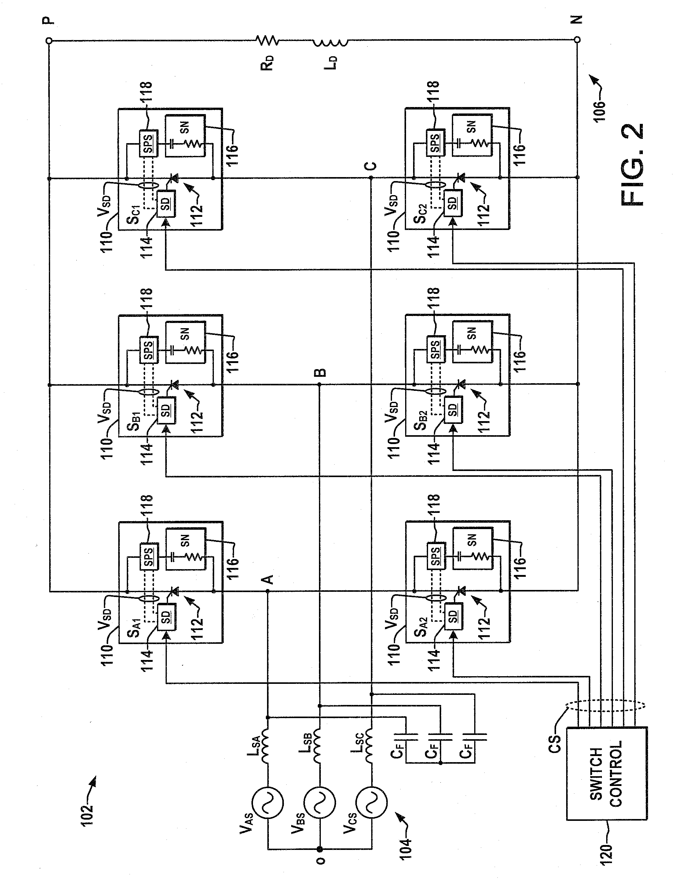 Self powered supply for power converter switch driver