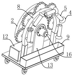 Tunnel lining maintenance device for municipal engineering