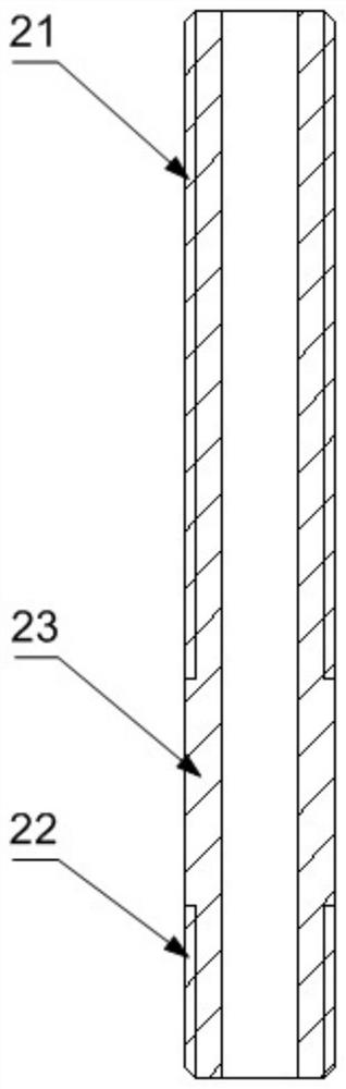 Pipe helium mass spectrometer leak detection device and method