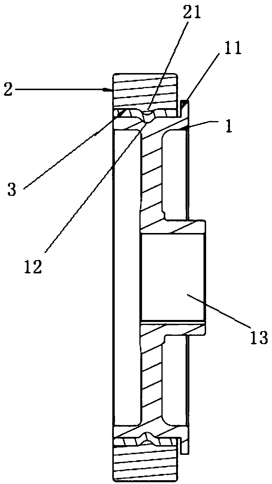 Crankshaft damping wheel, mounting structure thereof, engine and vehicle