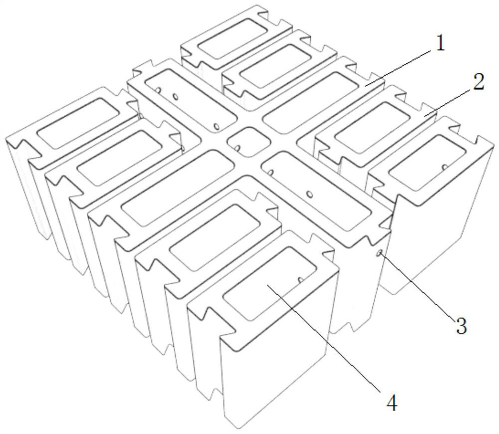 Snap-in block unit and revetment