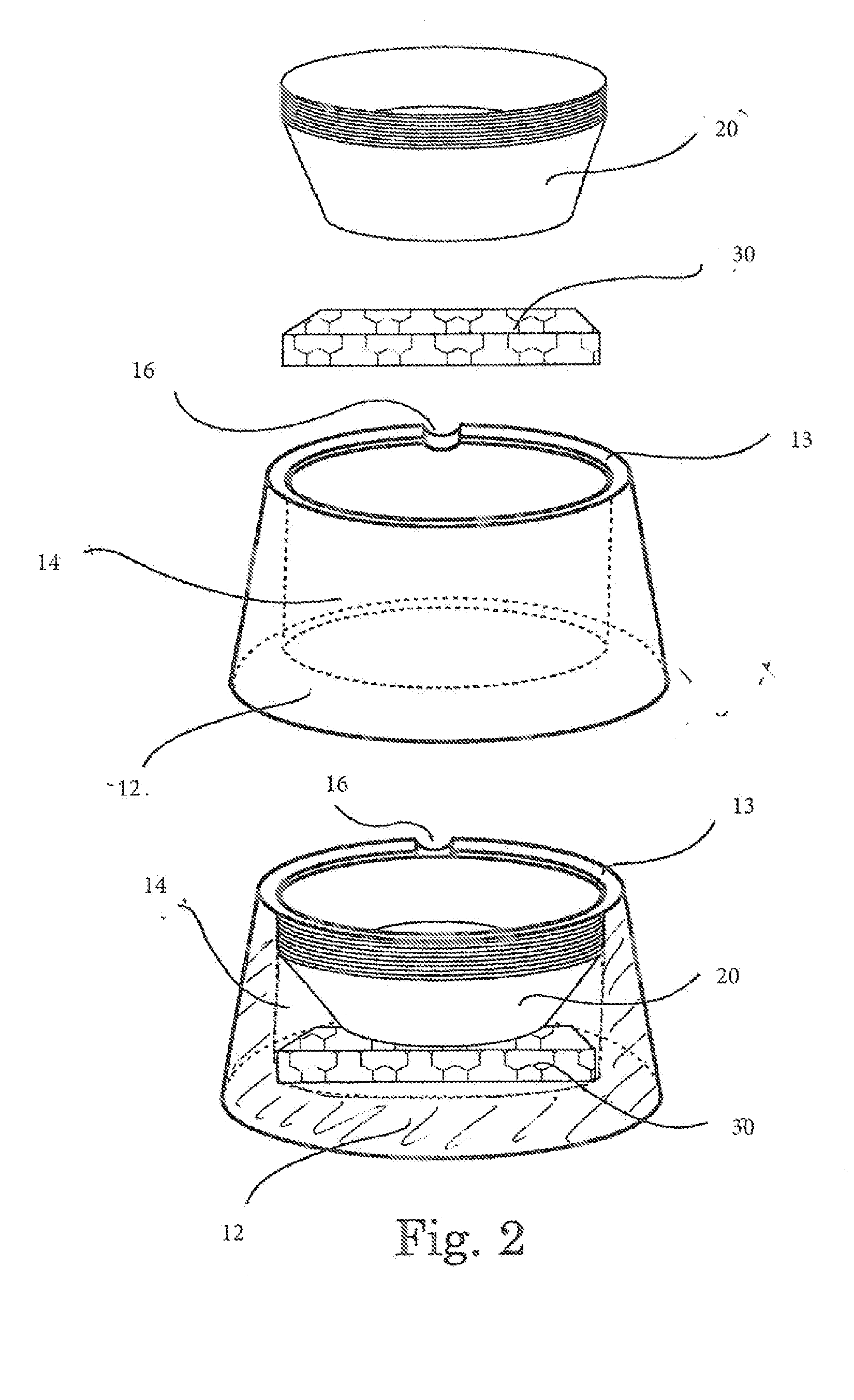 Combination Storage, Dispensing and Feeding Device for Domestic Animals