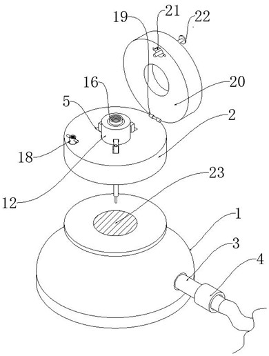 Pipeline connecting mechanism suitable for infusion port in thyroid and breast surgery department