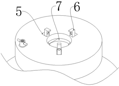 Pipeline connecting mechanism suitable for infusion port in thyroid and breast surgery department