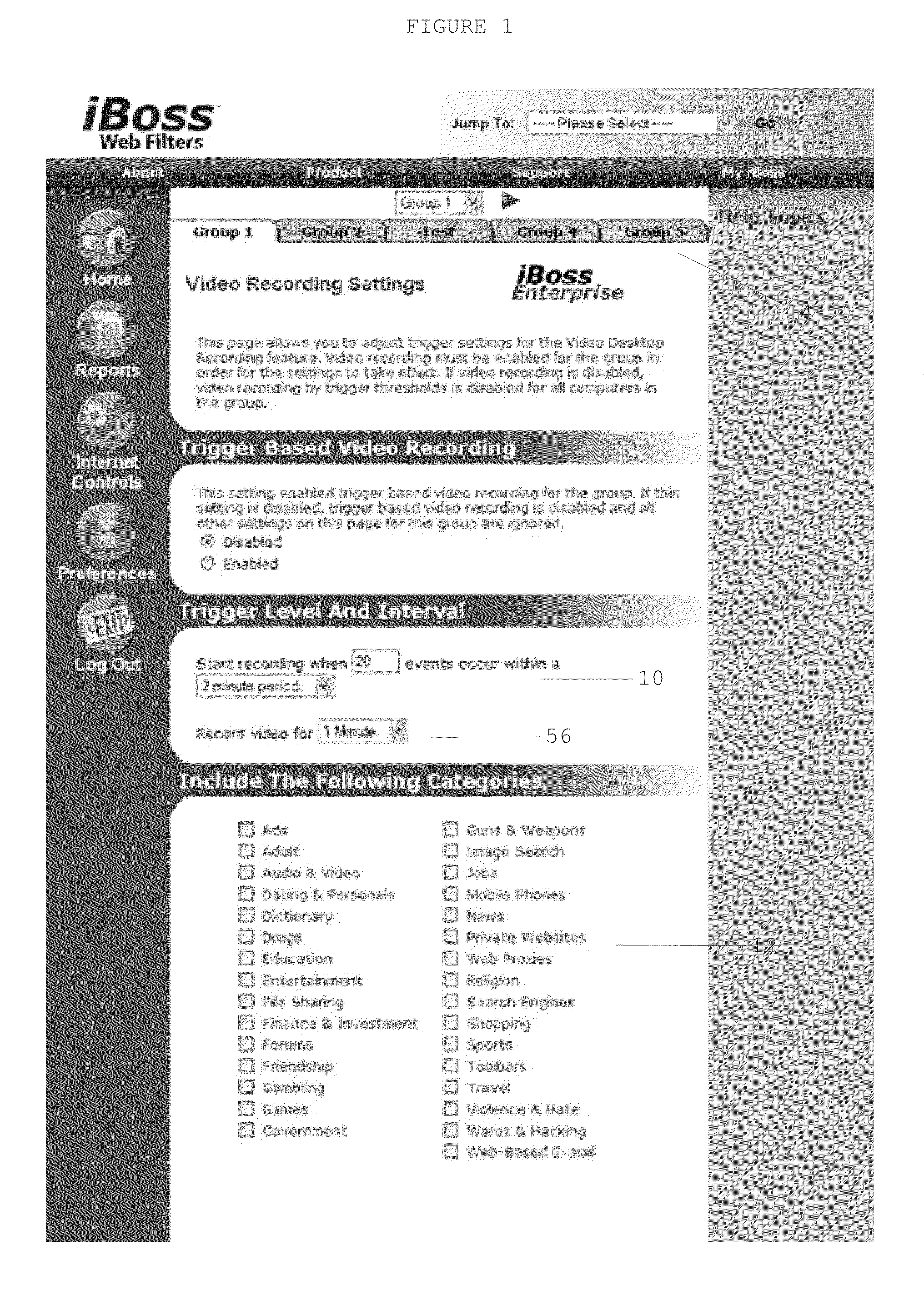 Threshold Based Computer Video Output Recording Application