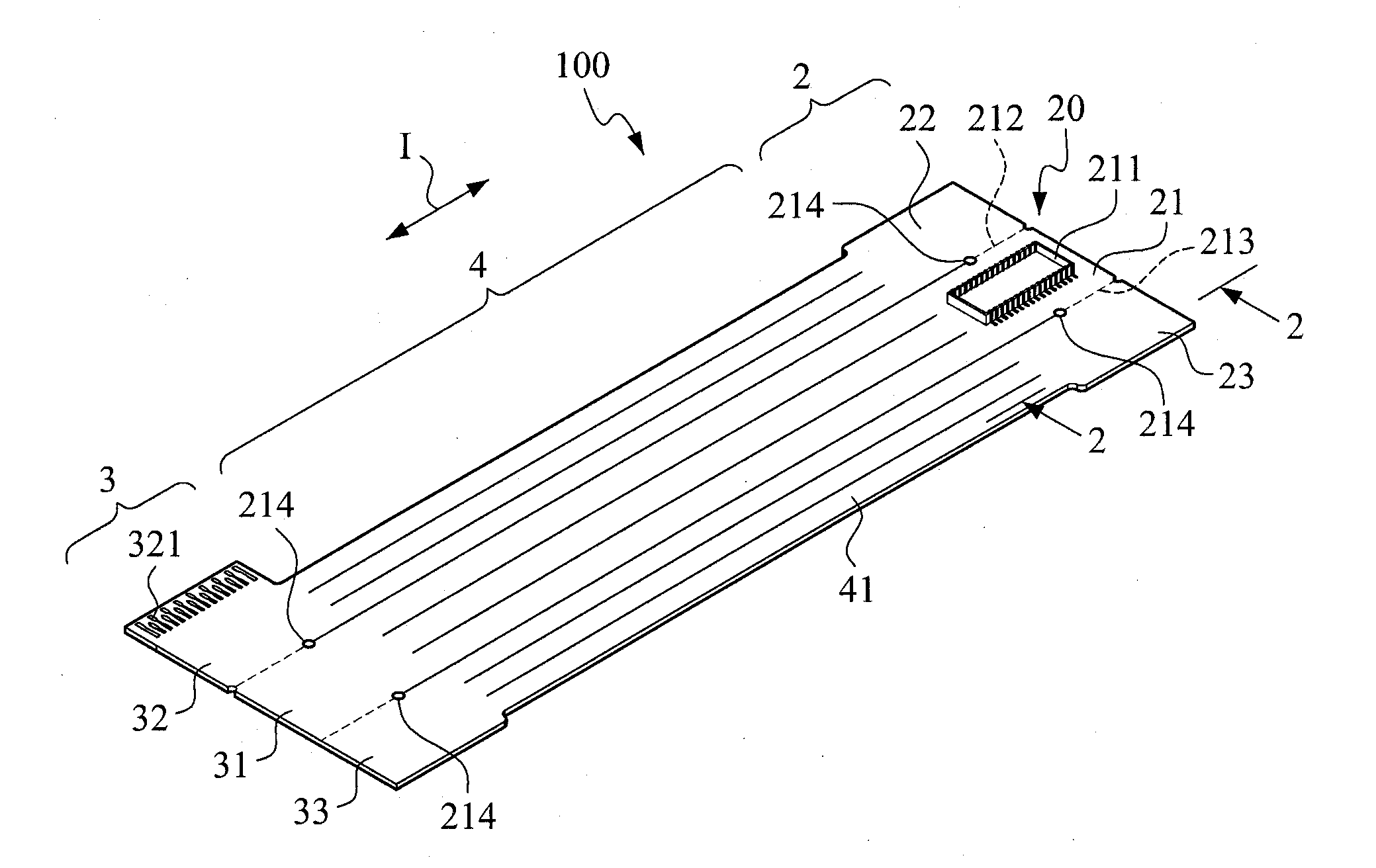 Bundled flexible flat circuit cable