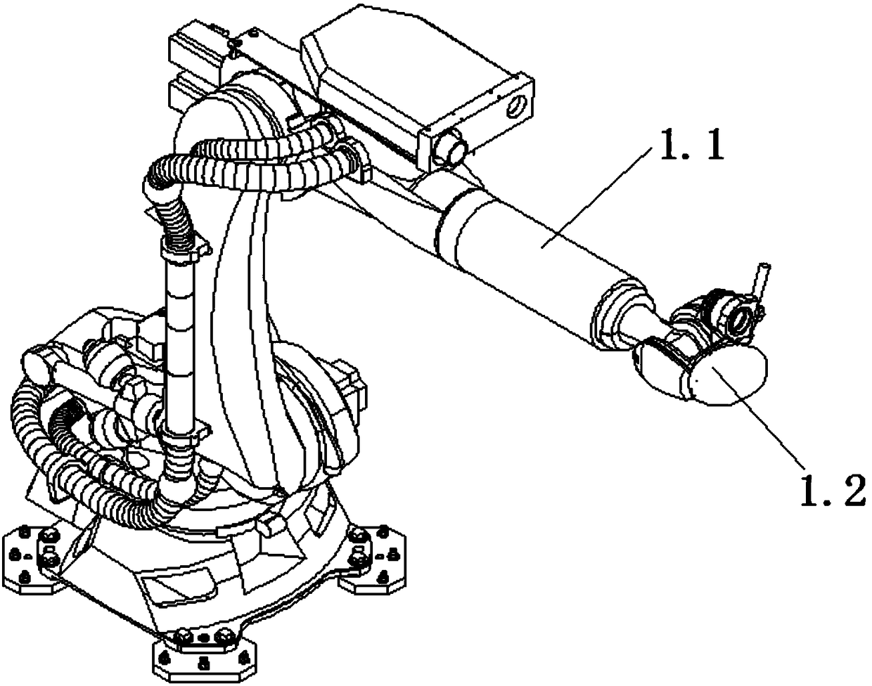 Injection molding machine workpiece dismounting mechanical grasping hand capable of realizing automatic replacement