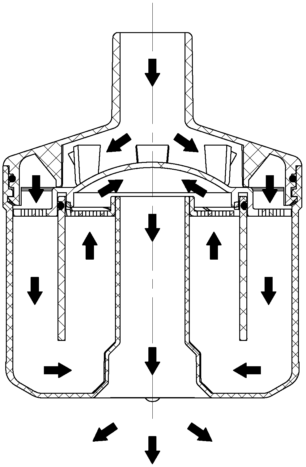 Disposable anesthetic gas adsorber