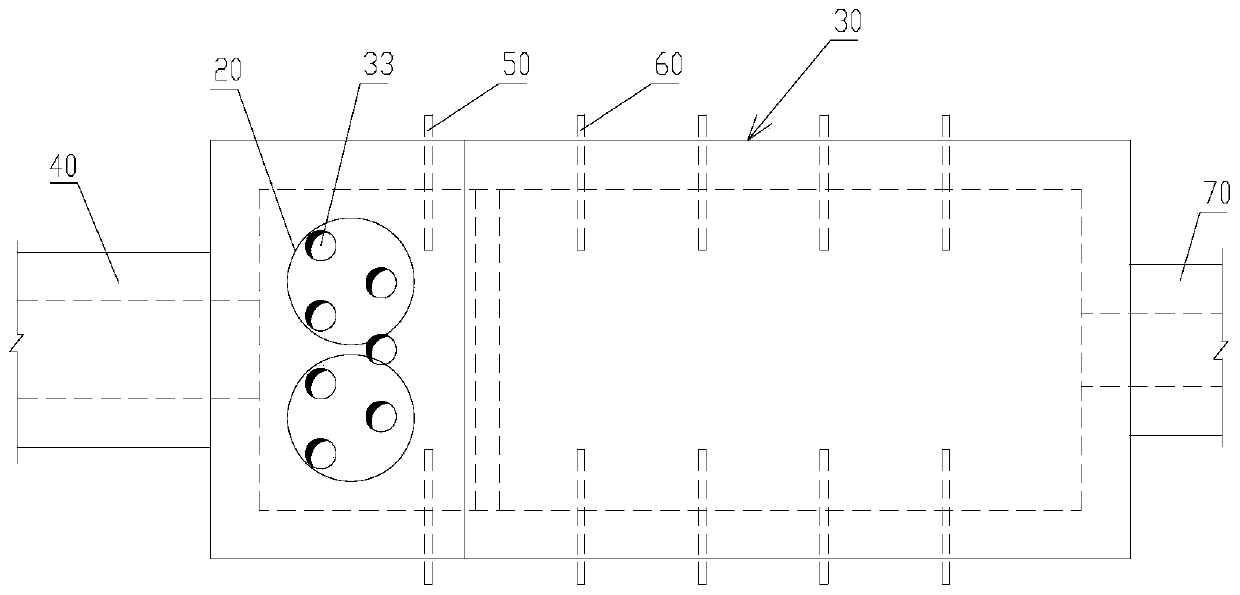 Kiln device for producing glass, basalt fiber or rock wool